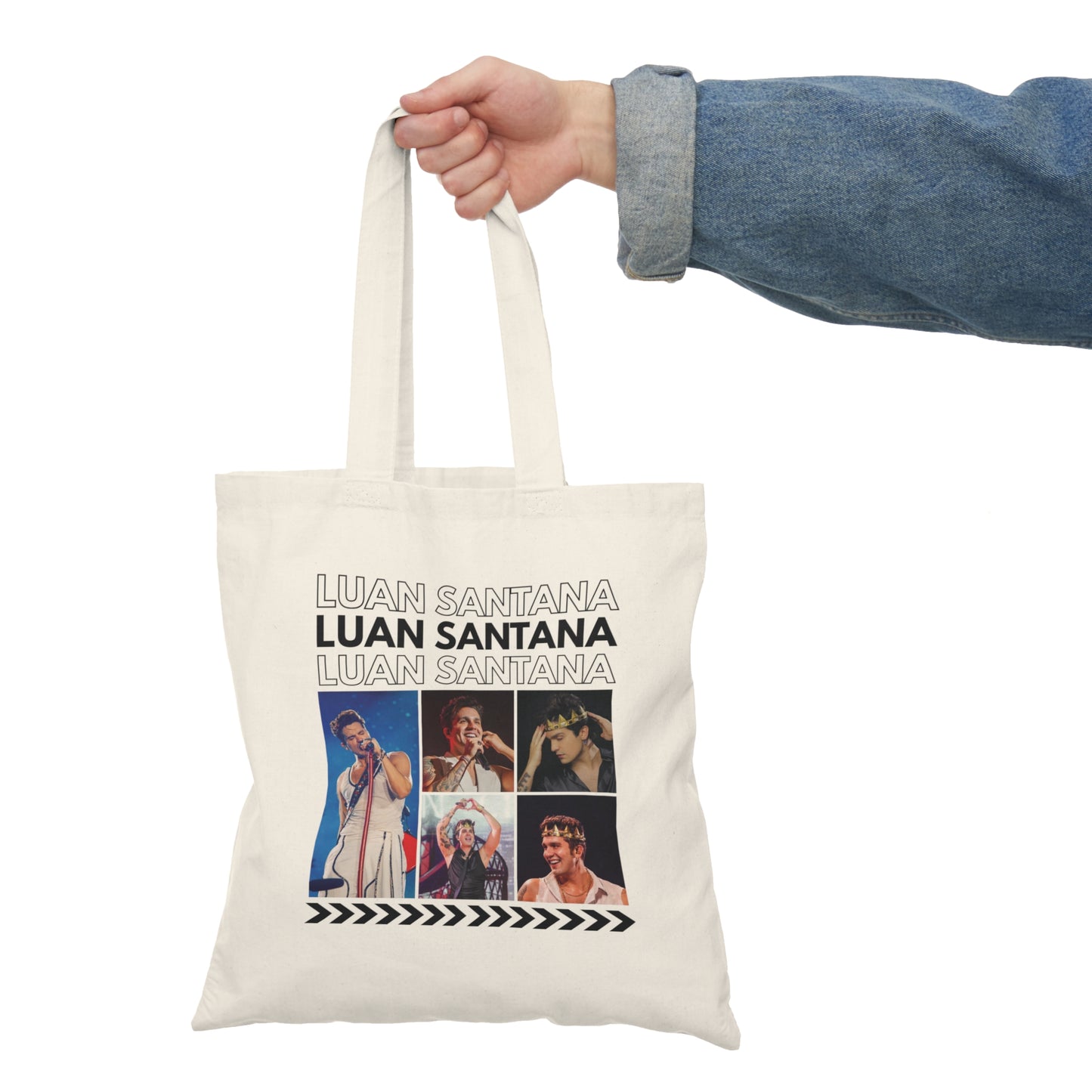 Eco Bag Luan Santana 32*27– Edição Especial Show Lisboa | Estampa Exclusiva + Código Spotify