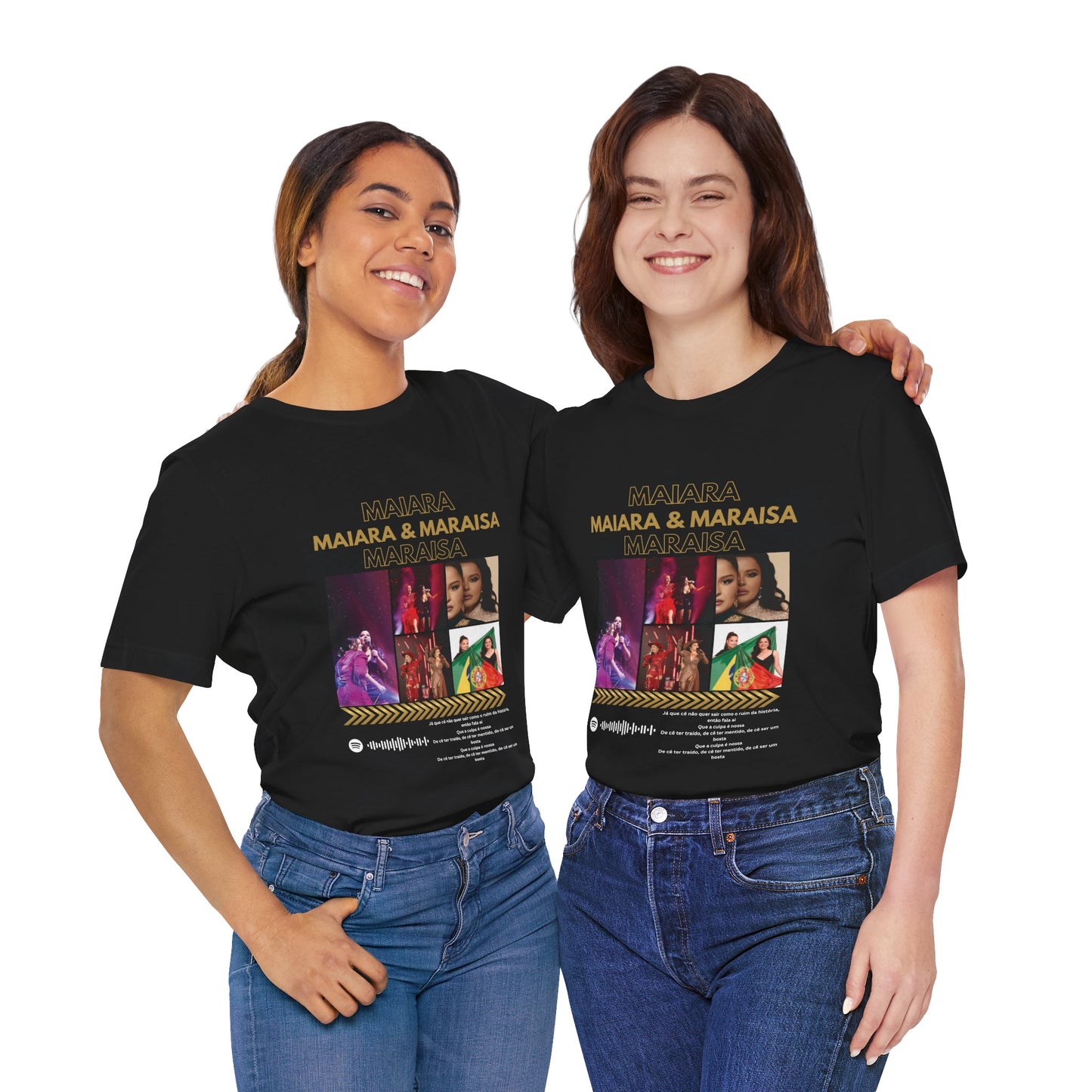 🎤 T-shirt – Tour Portugal 2026 – Maiara & Maraisa