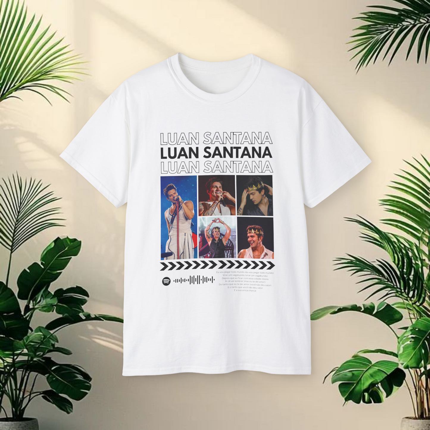 🎤 T-SHIRT FAN EDITION – LUAN SANTANA 🎶