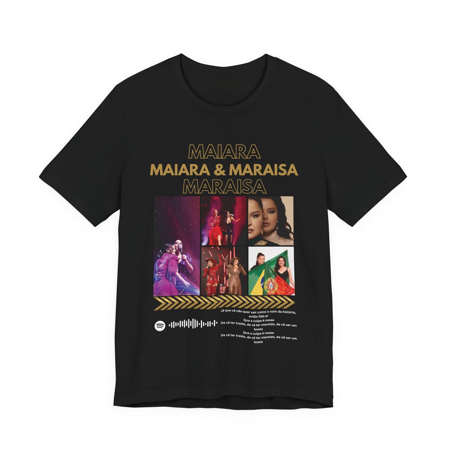 🎤 T-shirt – Tour Portugal 2026 – Maiara & Maraisa