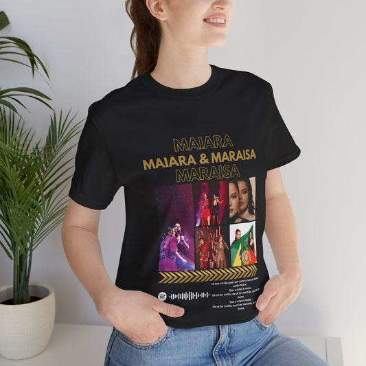 🎤 T-shirt – Tour Portugal 2026 – Maiara & Maraisa