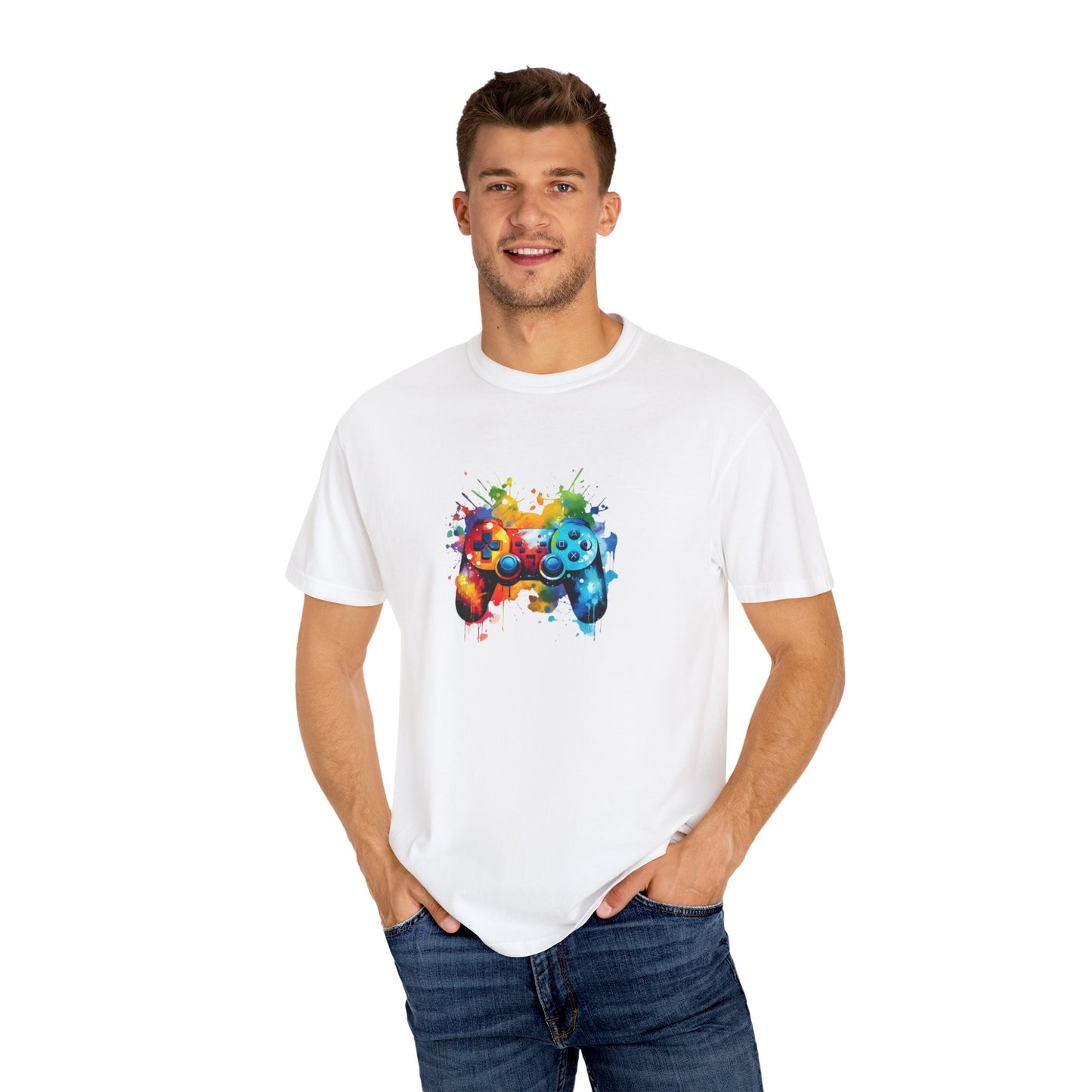Camisola Gamer Splash – Estilo para Verdadeiros Jogadores