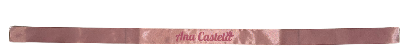 Faixa Ana Castela em Cetim – 4x100cm | Acessório Sertanejo Personalizado