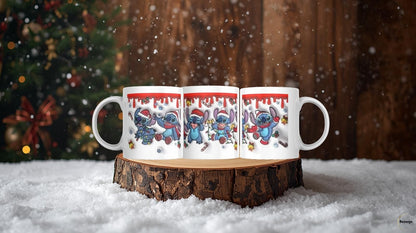 Caneca Natal Stitch – Edição Especial Fofura
