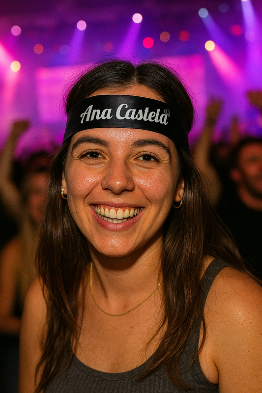 Faixa Ana Castela em Cetim – 4x100cm | Acessório Sertanejo Personalizado