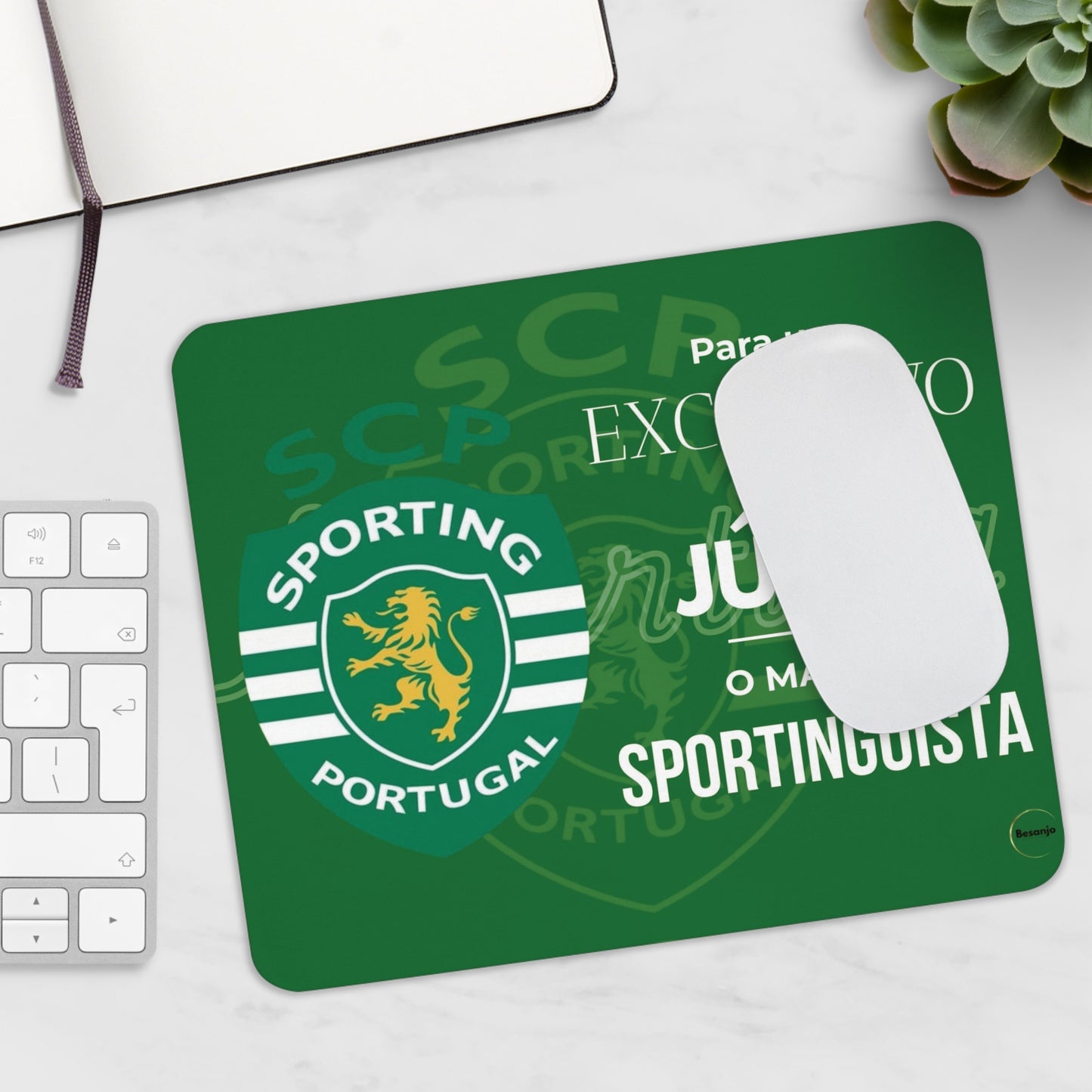 Tapete de Rato Personalizado Sporting – Exclusivo para Sportinguistas
