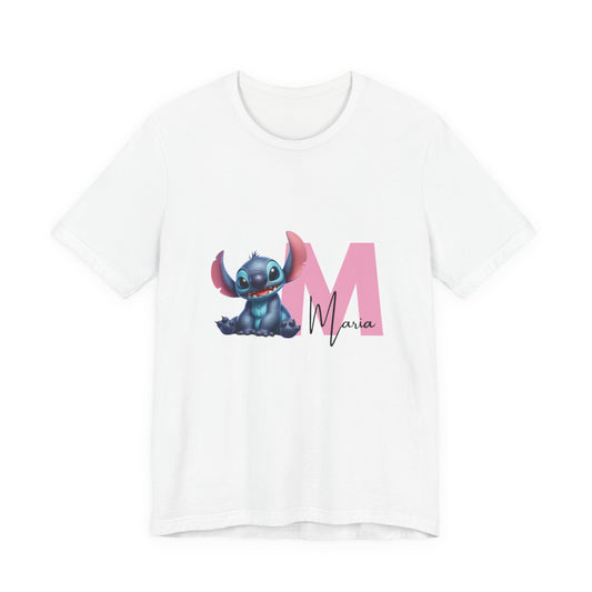 T-shirt Personalizada Stitch com Nome
