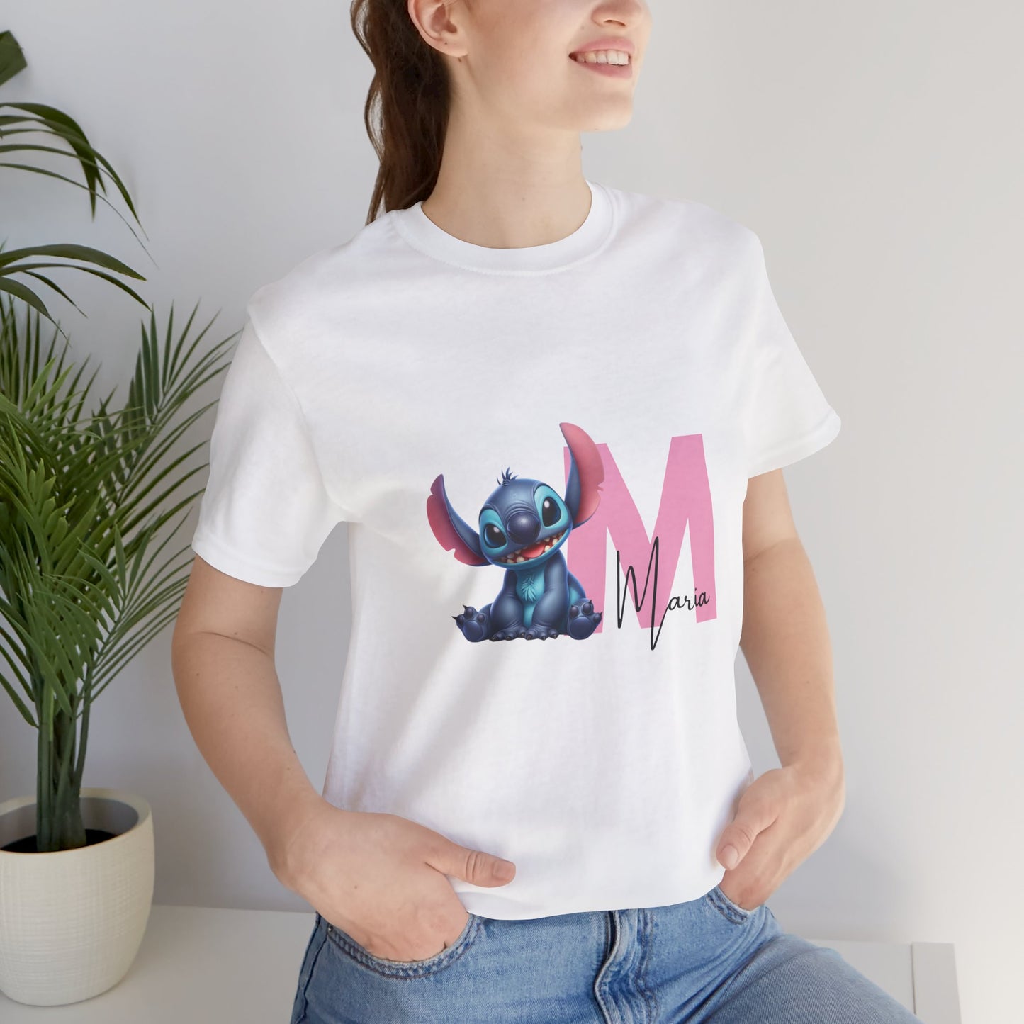 T-shirt Personalizada Stitch com Nome