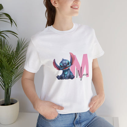 T-shirt Personalizada Stitch com Nome