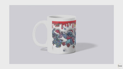 Caneca Natal Stitch – Edição Especial Fofura